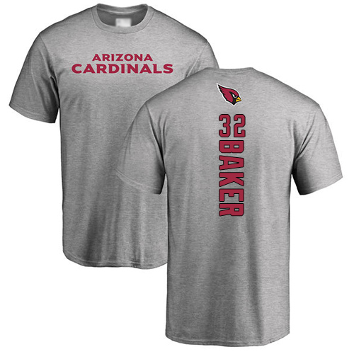 Arizona Cardinals Men Ash Budda Baker Backer NFL Football #32 T Shirt->arizona cardinals->NFL Jersey